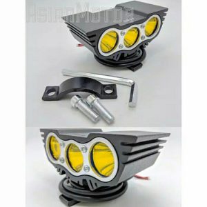 Lampu Tembak Sorot Motor Mobil LED CREE Mini Owl Ultrafire 3 Mata Kuning