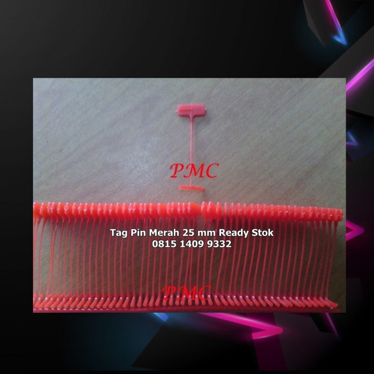 TAG PIN MERAH 25MM BALARAJA