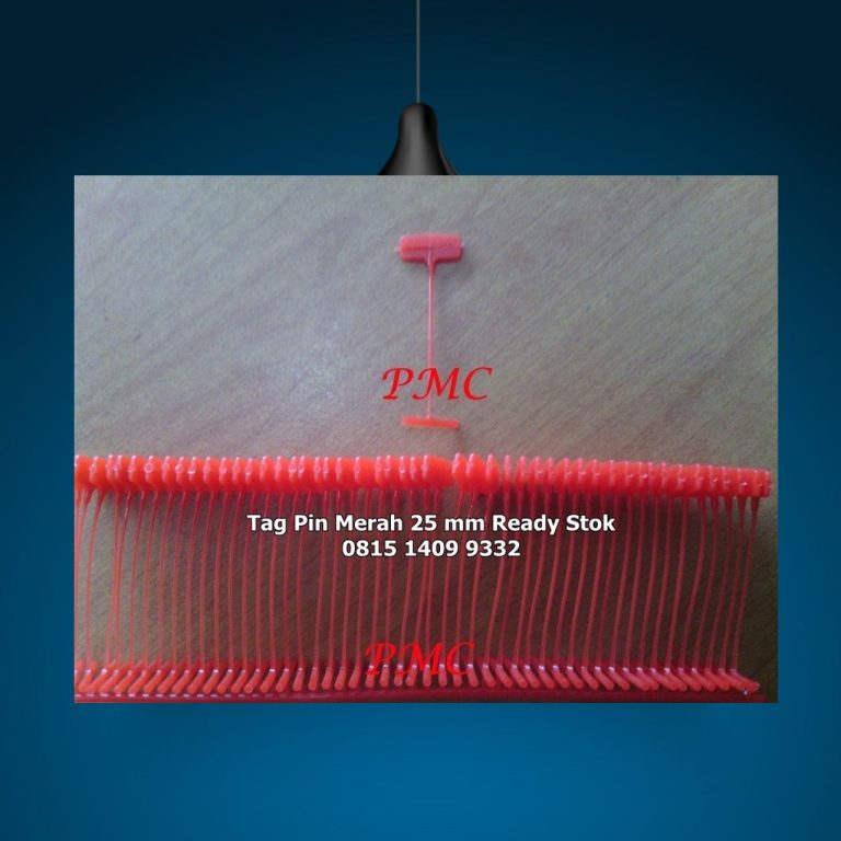 Jual Tag Pin ukuran 25 mm warna Merah di Solo