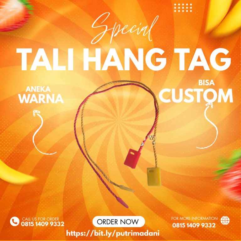 Price Tag-Tali Hang Tag Aneka Warna