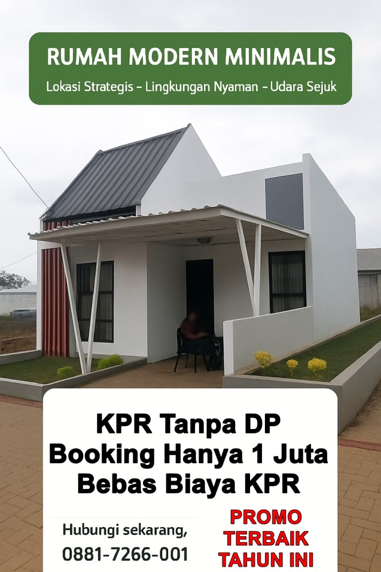 Perumahan Baru di Parung Bogor Lokasi Selangkah ke Jakarta Depok dan tangerang