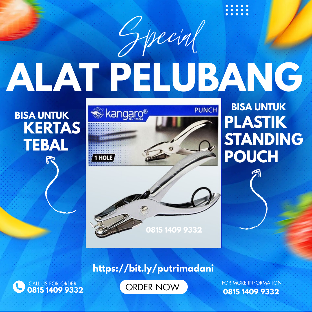Alat Pelubang Plastik Standing Pouch 081514099332 Alat Pelubang Plastik Standing Pouch 081514099332