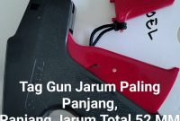 tag gun jarum paling panjang