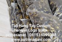 Tali Hang Tag Custom Disain dengan Logo 081514099332