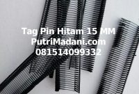 tag pin hitam 15 mm 081514099332 putrimadani