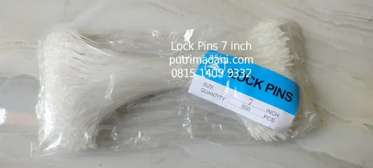 Lock Pin Transparan 7 Inch di Jakarta, Solusi Praktis untuk Industri Garmen dan Konveksi