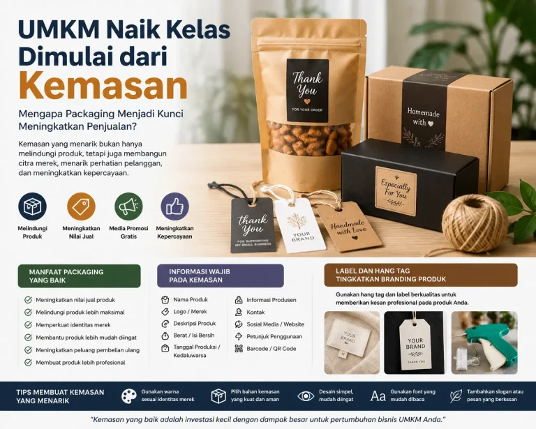UMKM Naik Kelas Dimulai dari Kemasan, Ini Alasan Packaging Sangat Penting